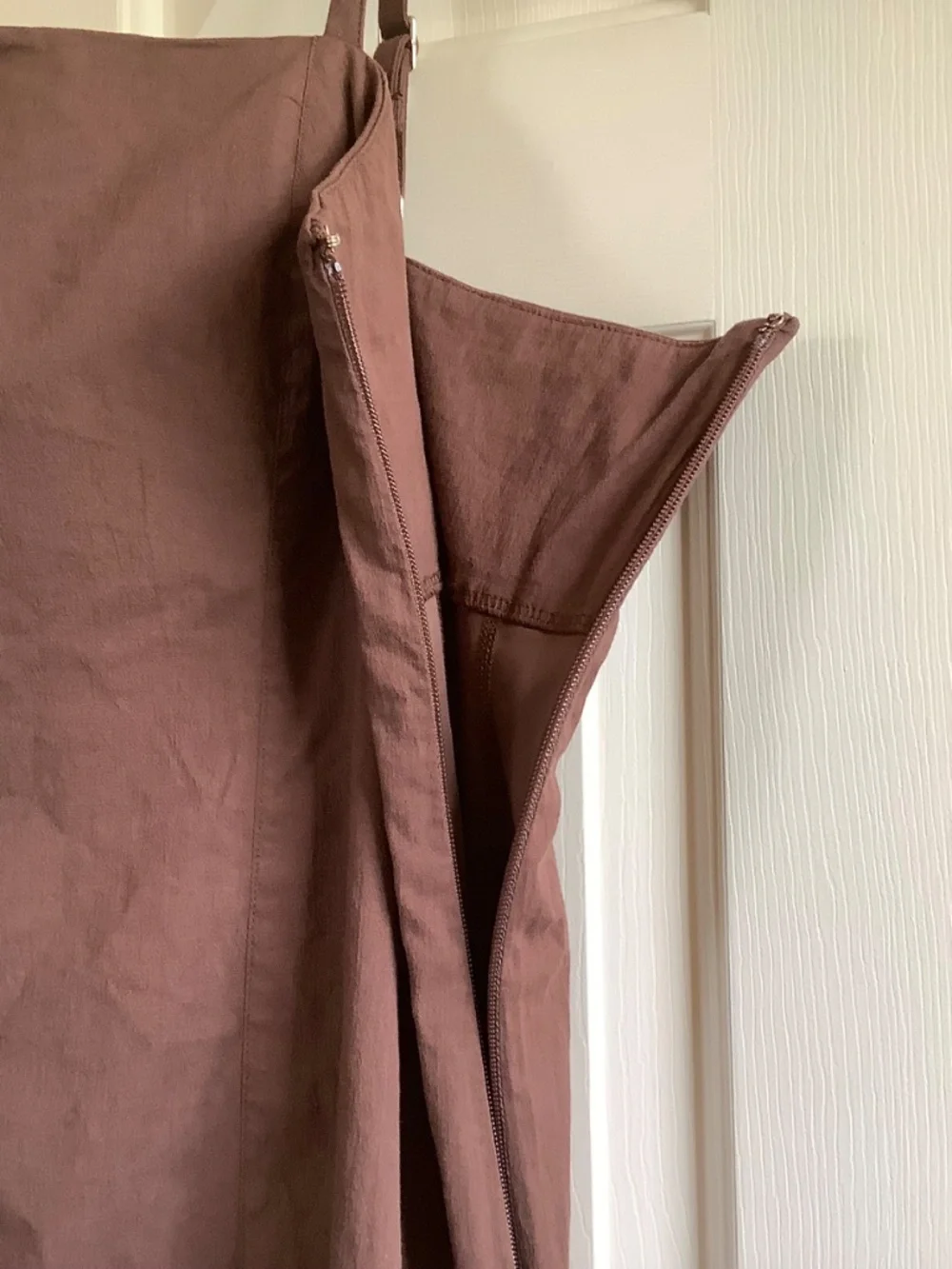 Abercrombie & Fitch Bra-Free Everyday Skort Brown SZ XL Tall - Picture 5 of 12
